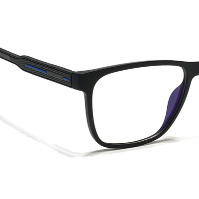 Voyage Rush Black Square Eyeglasses for Men & Women (VG9005MG5437-C5)