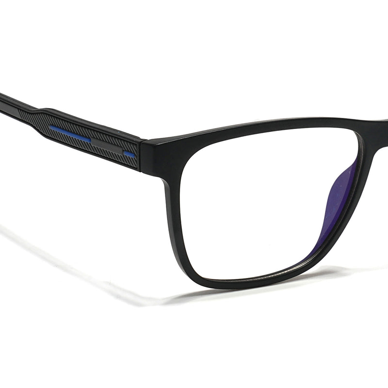 Voyage Rush Black Square Eyeglasses for Men & Women (VG9005MG5437-C5)