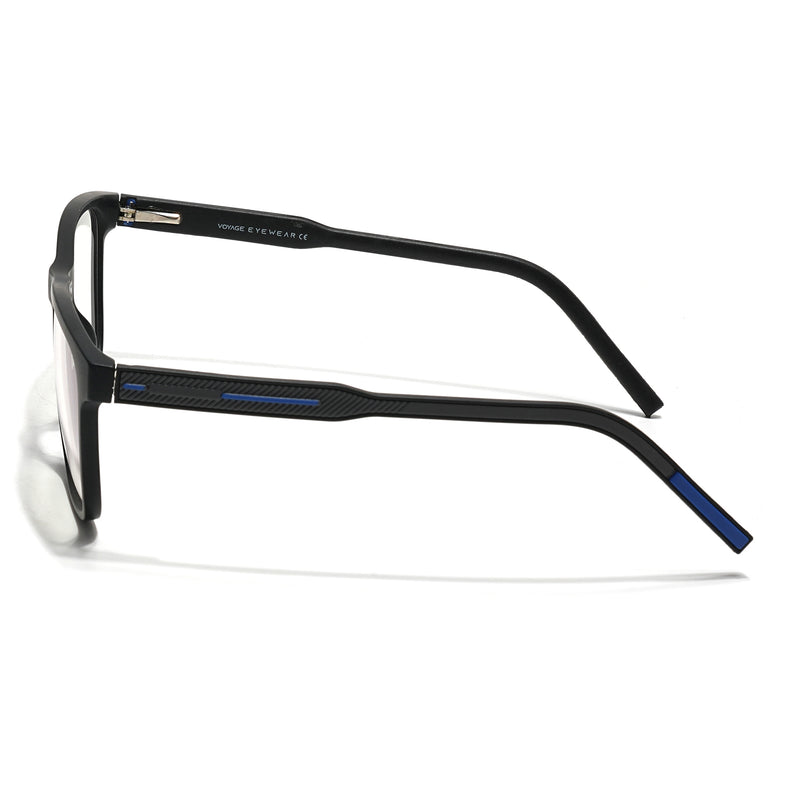 Voyage Rush Black Square Eyeglasses for Men & Women (VG9005MG5437-C5)