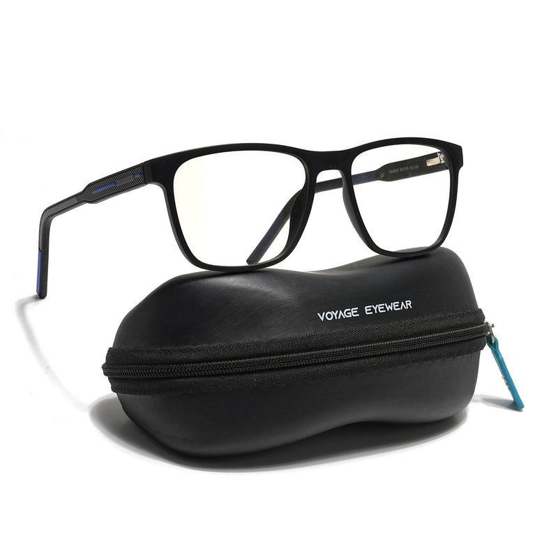 Voyage Rush Black Square Eyeglasses for Men & Women (VG9005MG5437-C5)