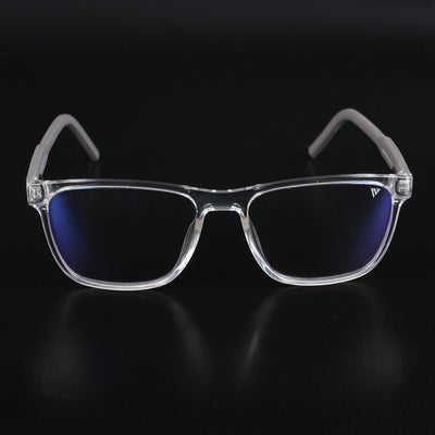 Voyage Rush Transparent Square Eyeglasses for Men & Women (VG9005MG5438-C6)