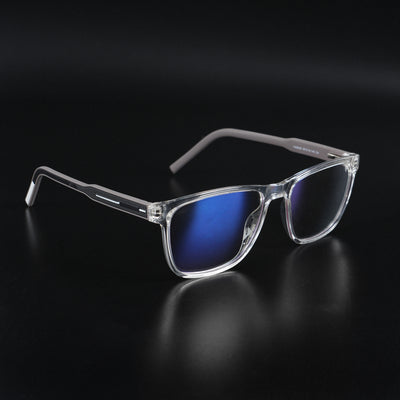 Voyage Rush Transparent Square Eyeglasses for Men & Women (VG9005MG5438-C6)