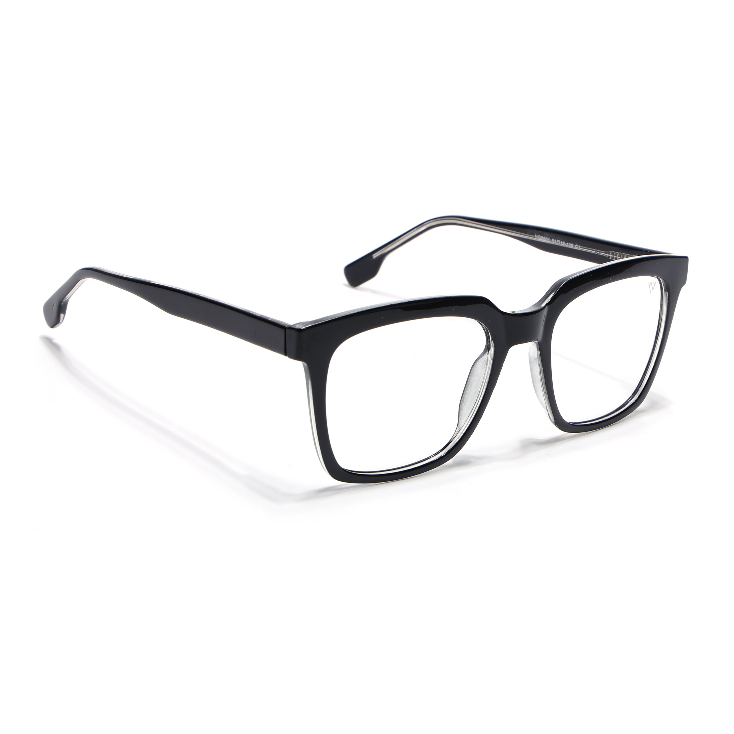 Voyage Shine Black Square Eyeglasses for Men & Women (VO8001MG4886-C1)