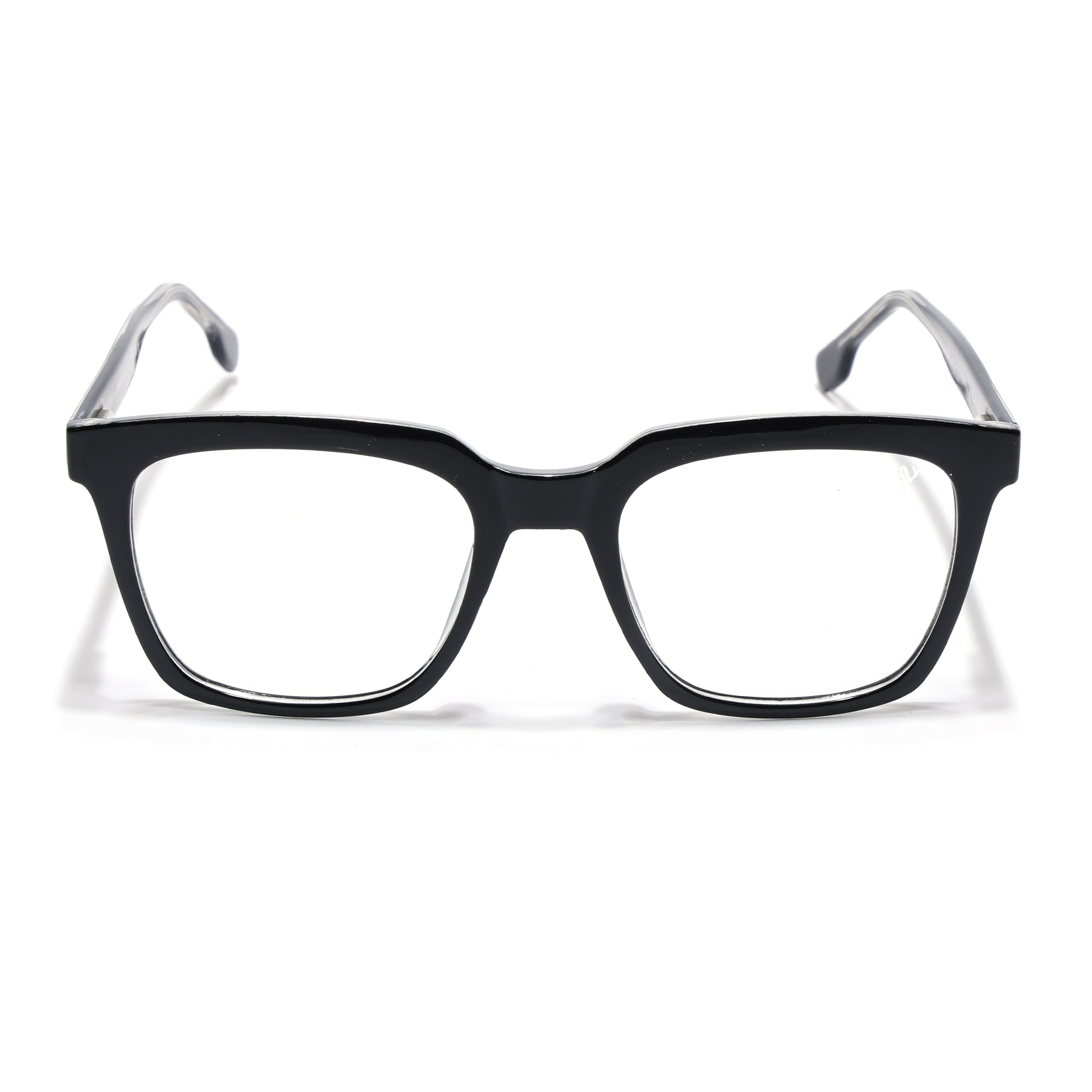 Voyage Shine Black Square Eyeglasses for Men & Women (VO8001MG4886-C1)