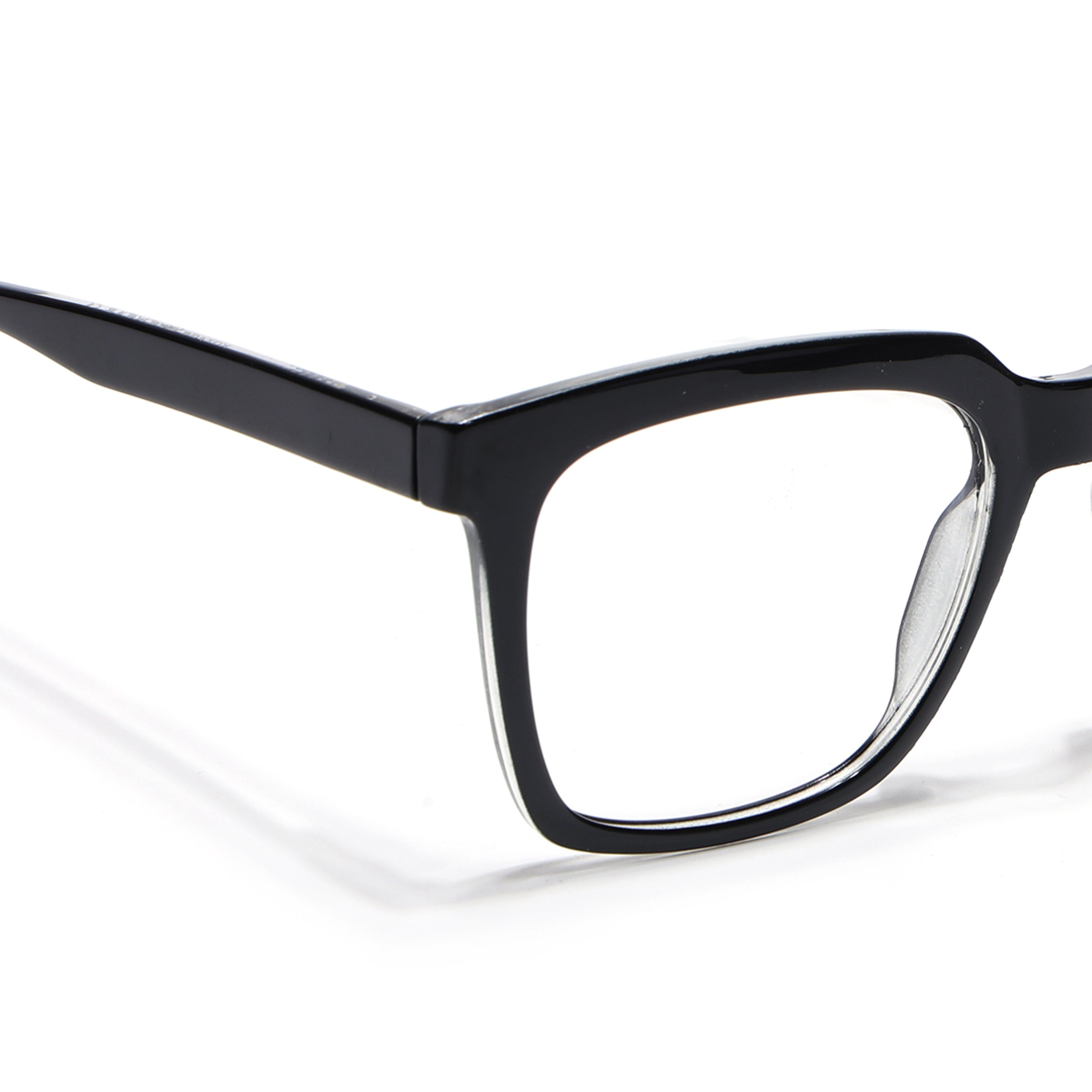 Voyage Shine Black Square Eyeglasses for Men & Women (VO8001MG4886-C1)