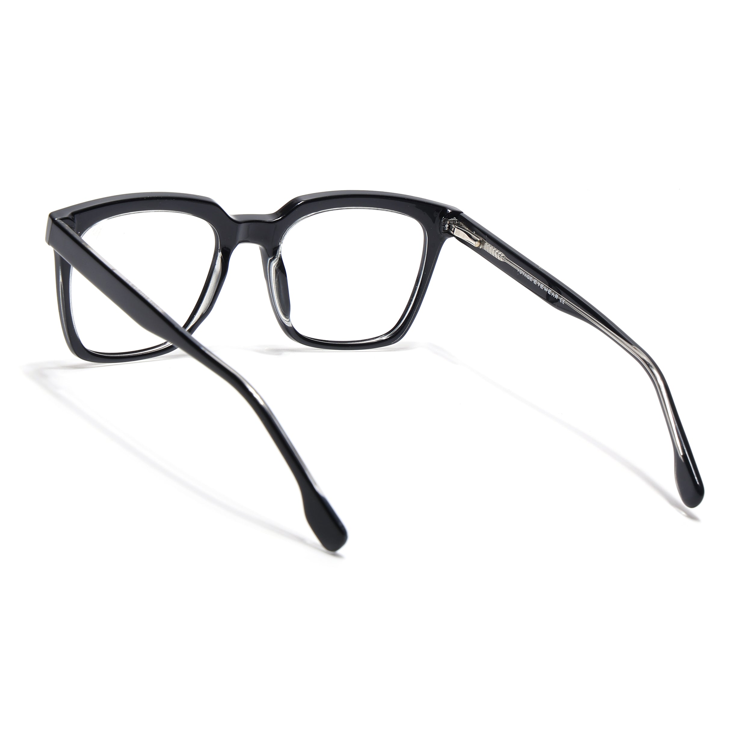 Voyage Shine Black Square Eyeglasses for Men & Women (VO8001MG4886-C1)