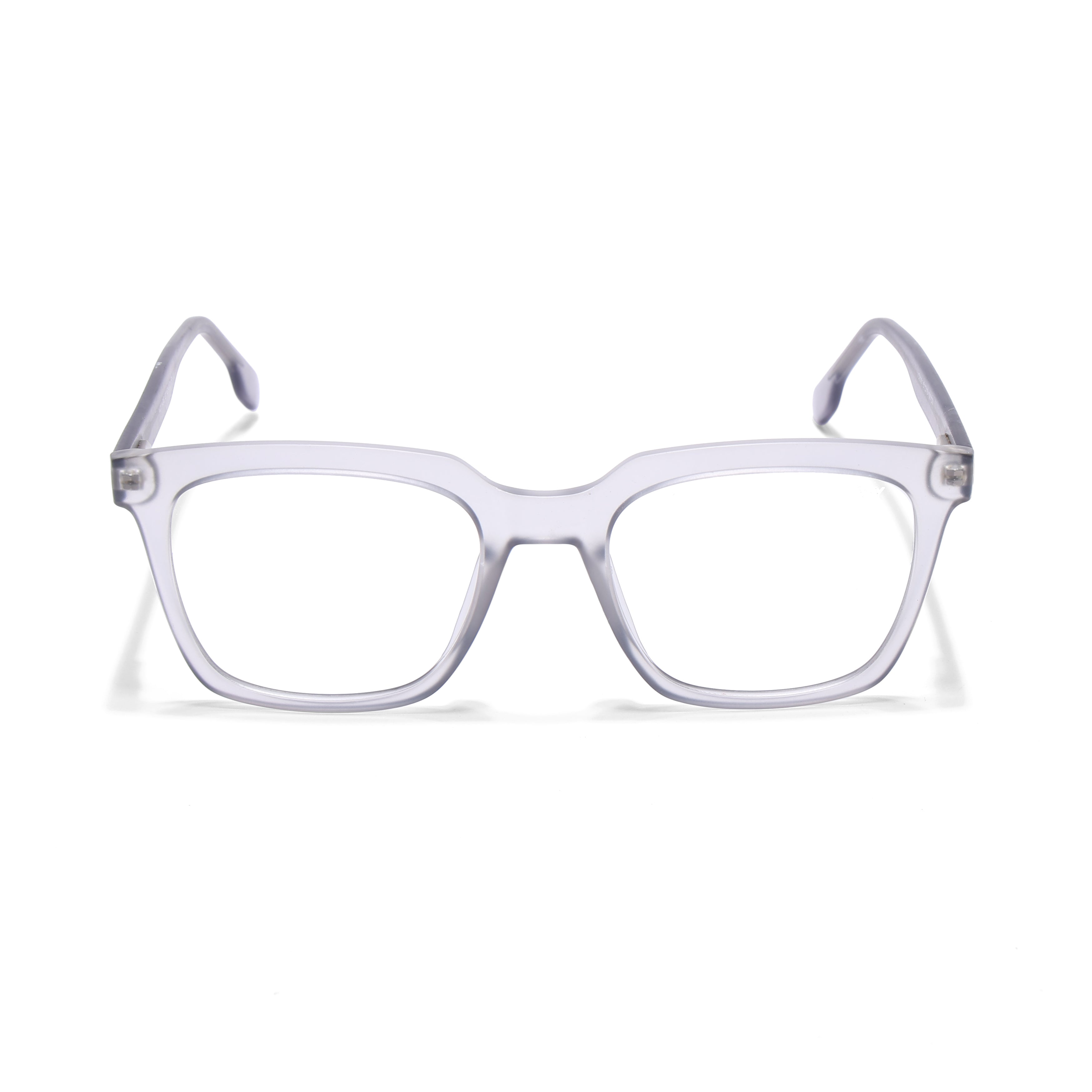 Voyage Transparent Grey Square Eyeglasses for Men & Women (VO8001MG4887-C2)