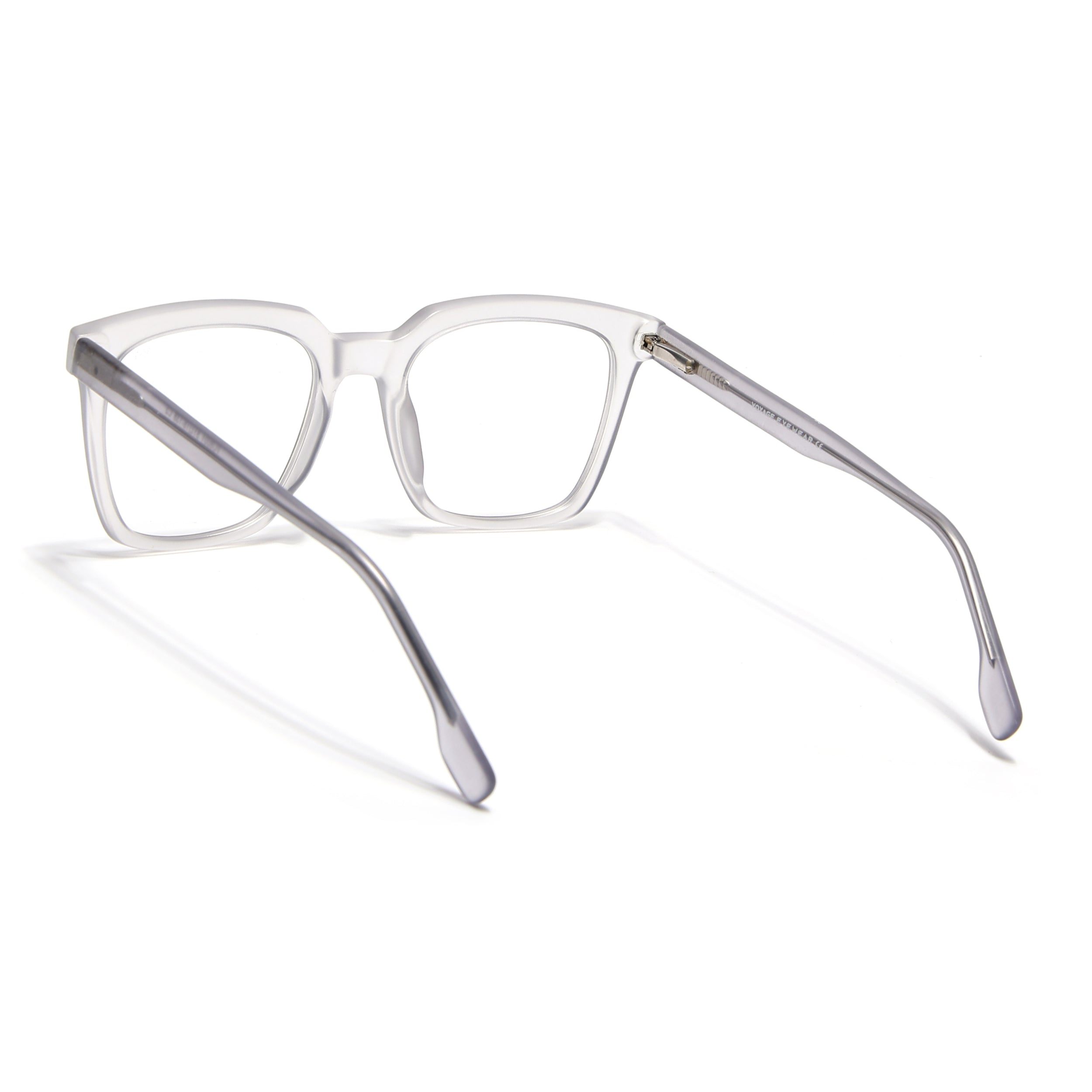 Voyage Transparent Grey Square Eyeglasses for Men & Women (VO8001MG4887-C2)