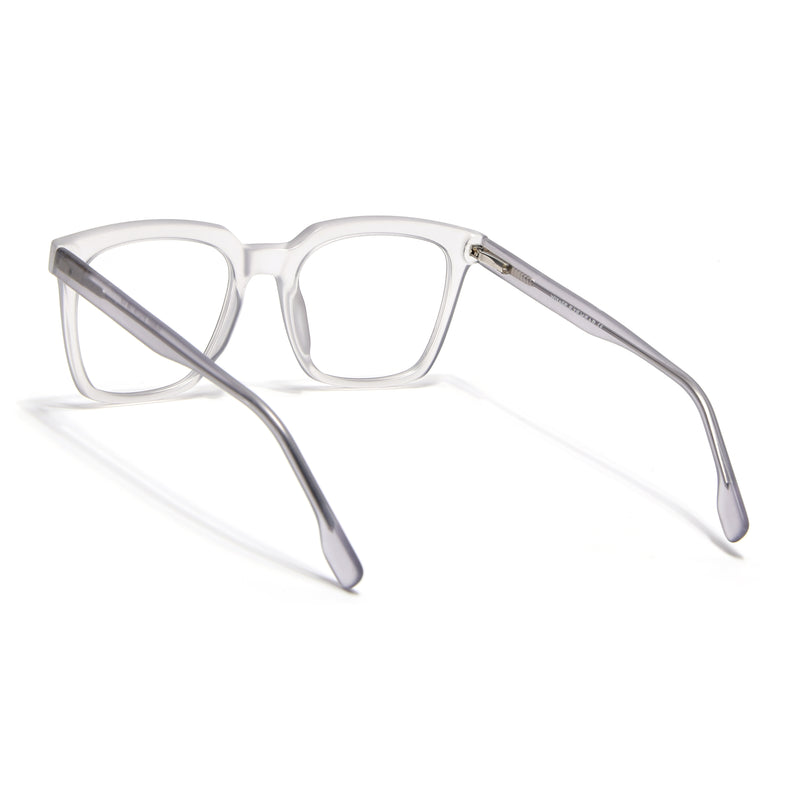 Voyage Transparent Grey Square Eyeglasses for Men & Women (VO8001MG4887-C2)