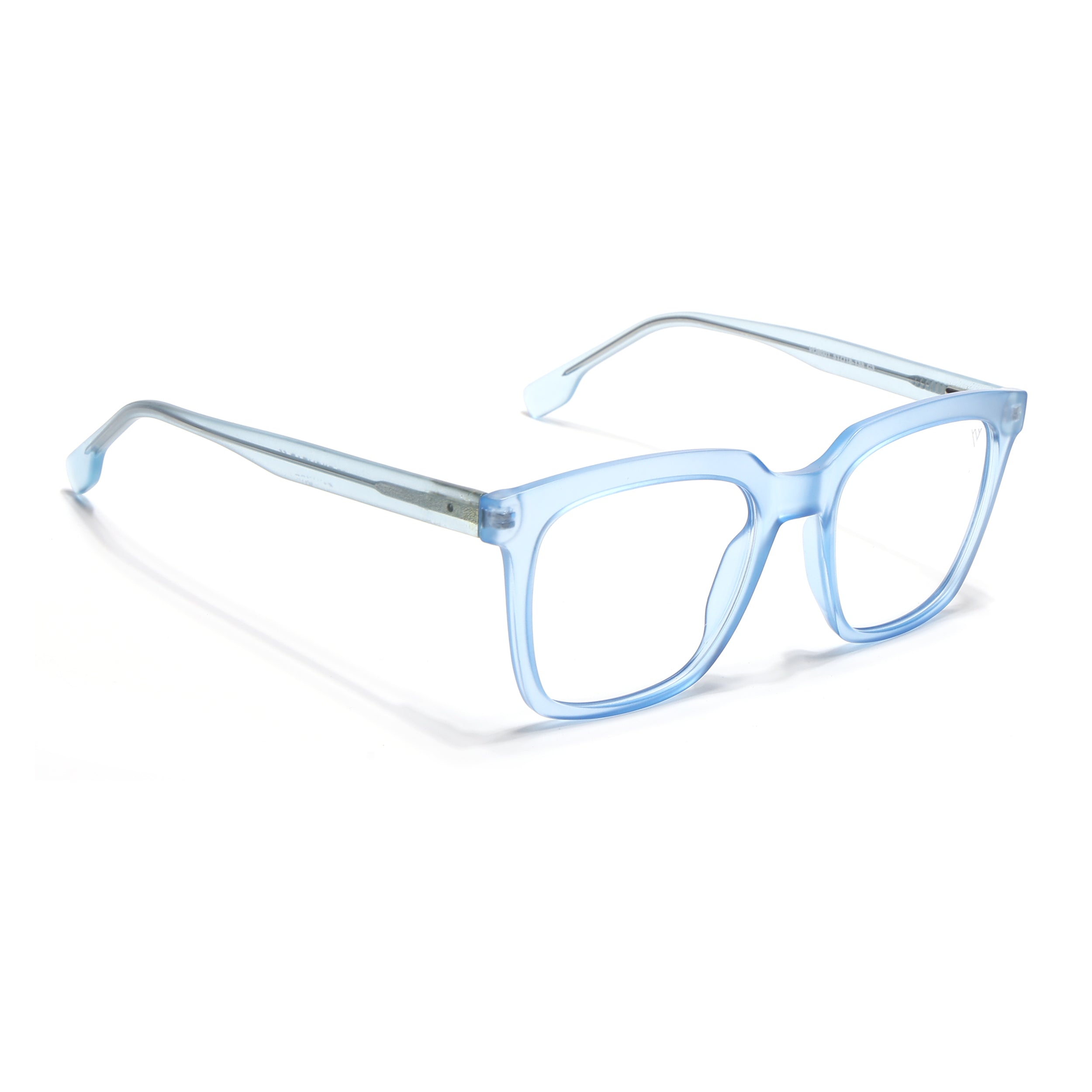 Voyage Transparent Blue Square Eyeglasses for Men & Women (VO8001MG4889-C4)