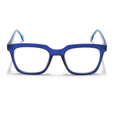 Voyage Navy Blue Square Eyeglasses for Men & Women (VO8001MG4890-C5)
