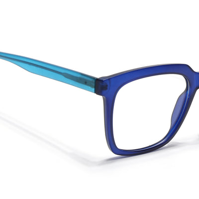 Voyage Navy Blue Square Eyeglasses for Men & Women (VO8001MG4890-C5)