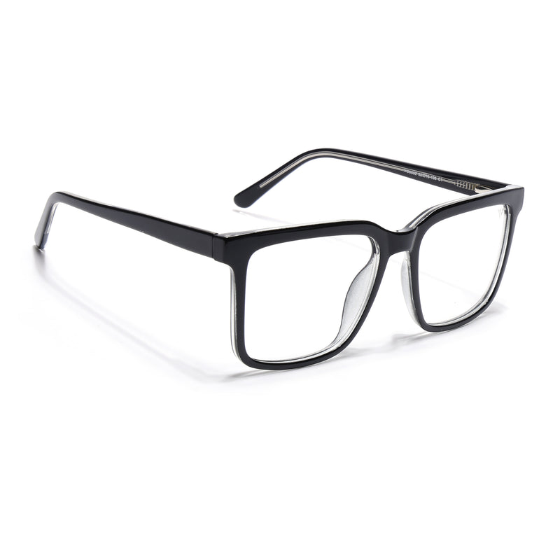 Voyage Shine Black Square Eyeglasses for Men & Women (VO8002MG4891-C1)
