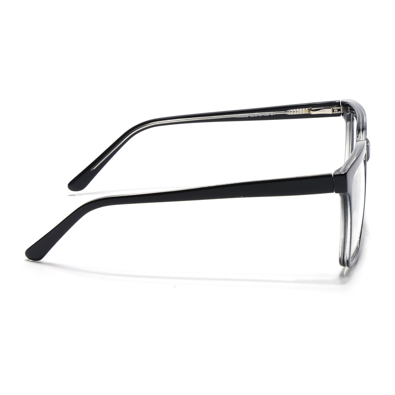 Voyage Shine Black Square Eyeglasses for Men & Women (VO8002MG4891-C1)