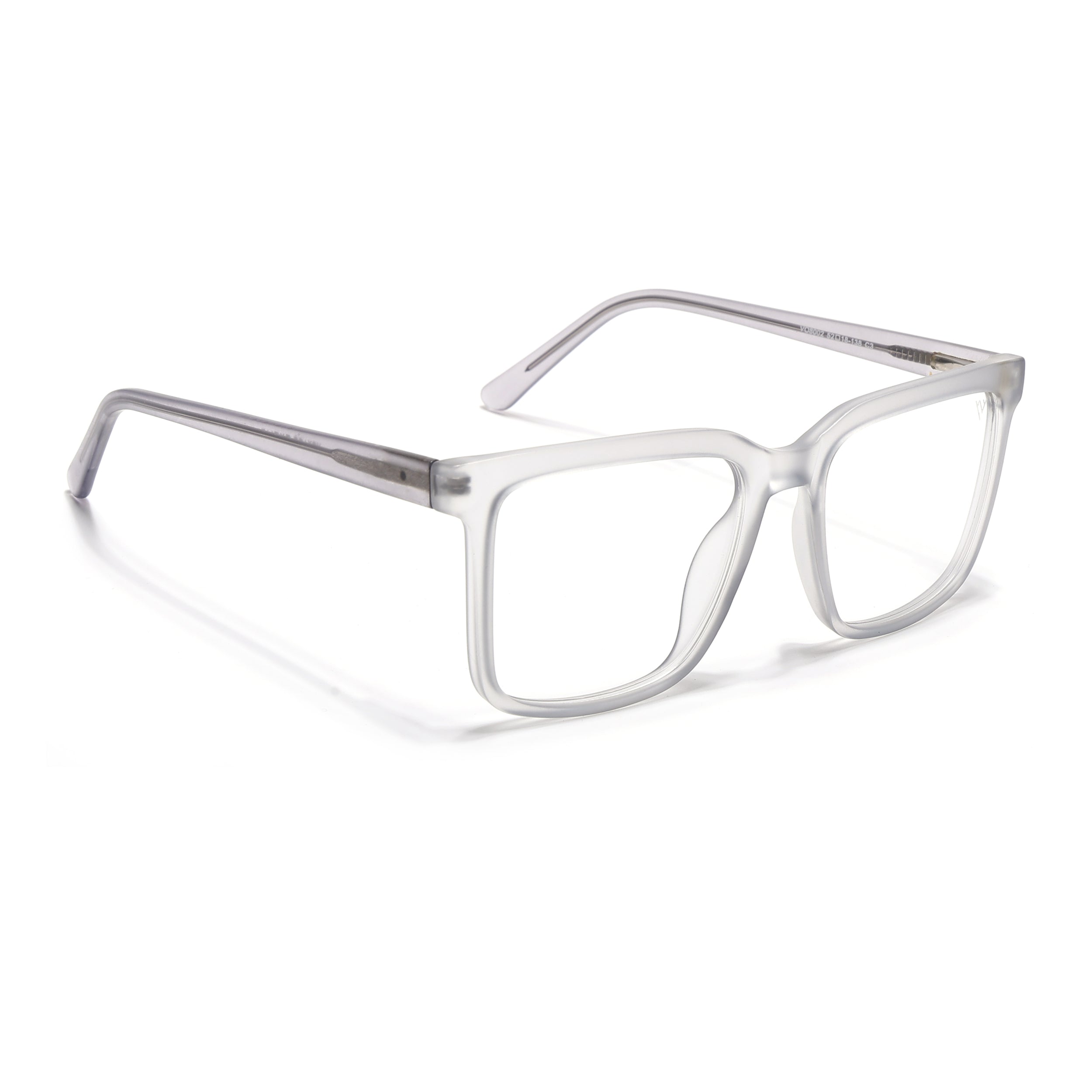 Voyage Transparent Grey Square Eyeglasses for Men & Women (VO8002MG4892-C2)