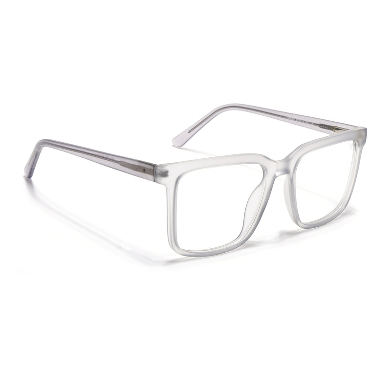 Voyage Transparent Grey Square Eyeglasses for Men & Women (VO8002MG4892-C2)