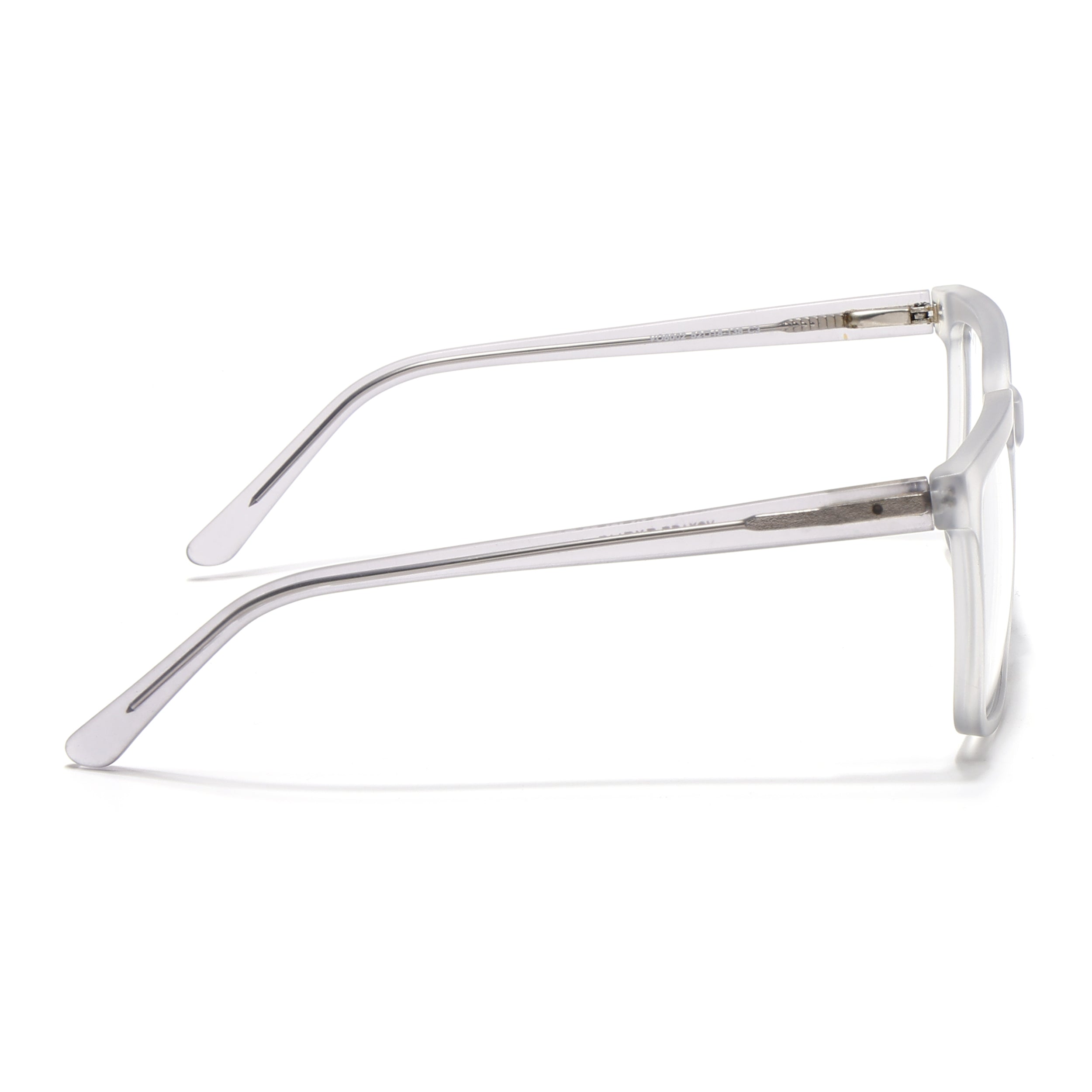 Voyage Transparent Grey Square Eyeglasses for Men & Women (VO8002MG4892-C2)