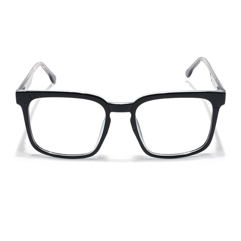 Voyage Shine Black Square Eyeglasses for Men & Women (VO8003MG4896-C1)