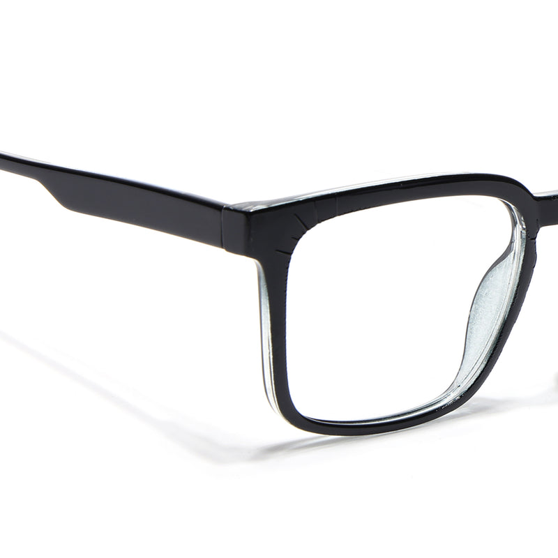 Voyage Shine Black Square Eyeglasses for Men & Women (VO8003MG4896-C1)