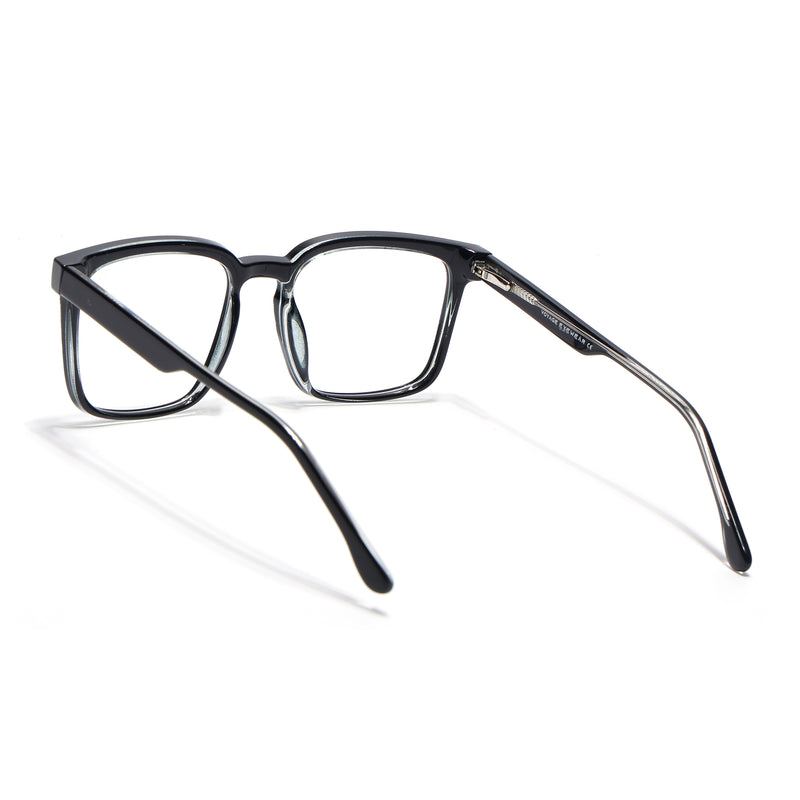 Voyage Shine Black Square Eyeglasses for Men & Women (VO8003MG4896-C1)