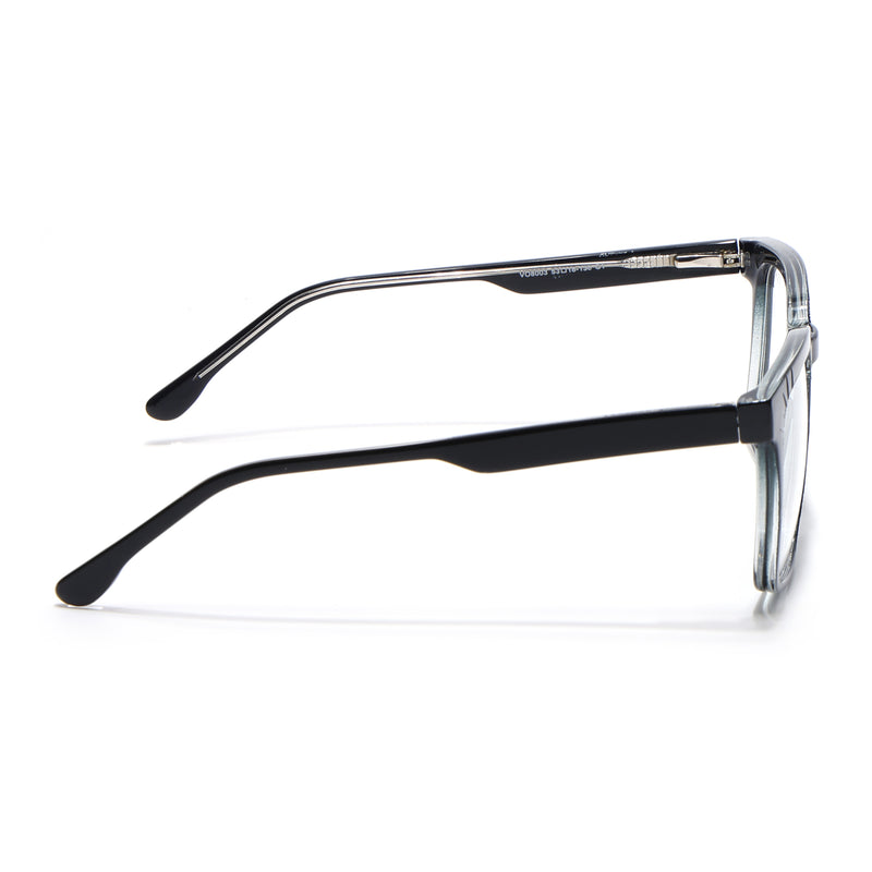 Voyage Shine Black Square Eyeglasses for Men & Women (VO8003MG4896-C1)