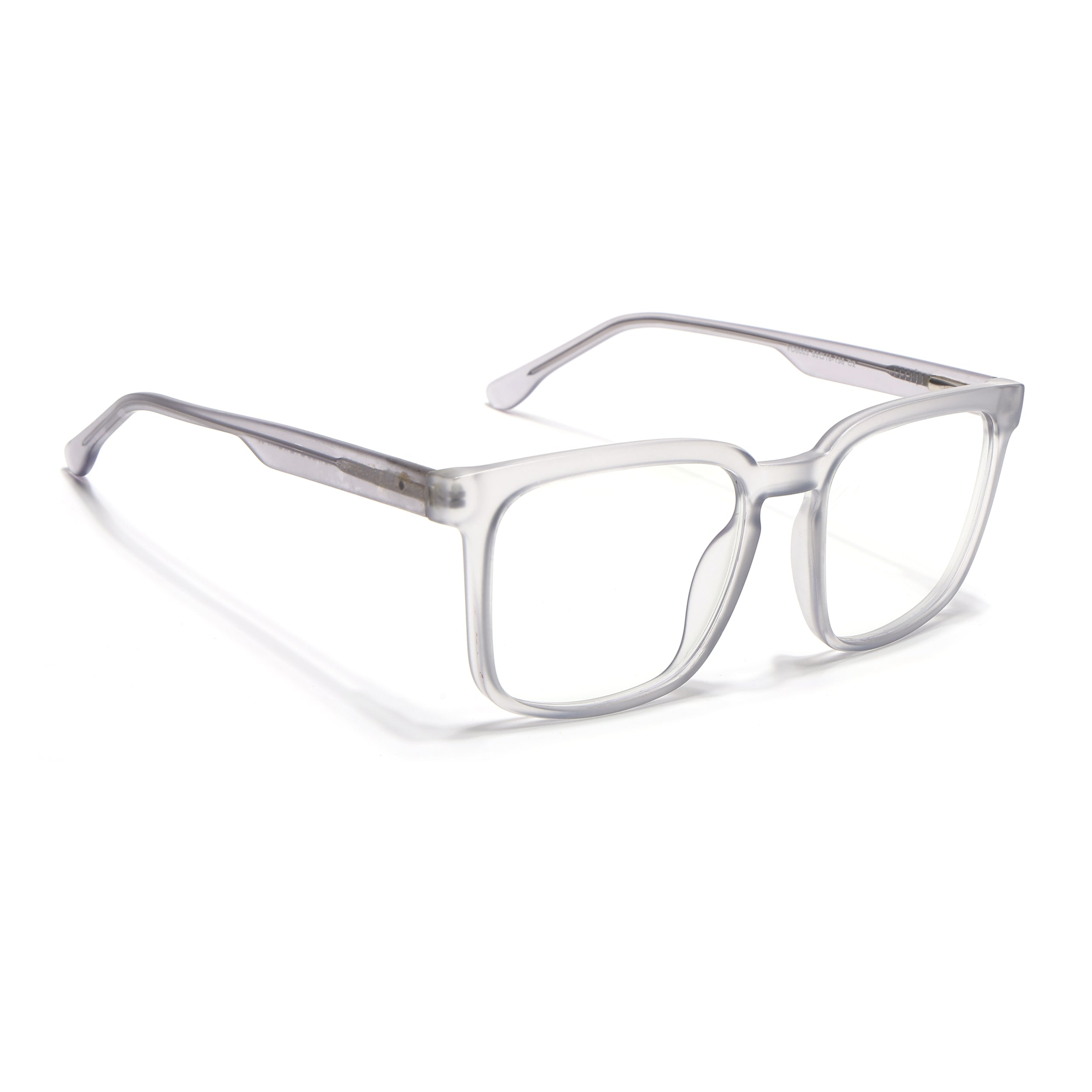 Voyage Transparent Grey Square Eyeglasses for Men & Women (VO8003MG4897-C2)