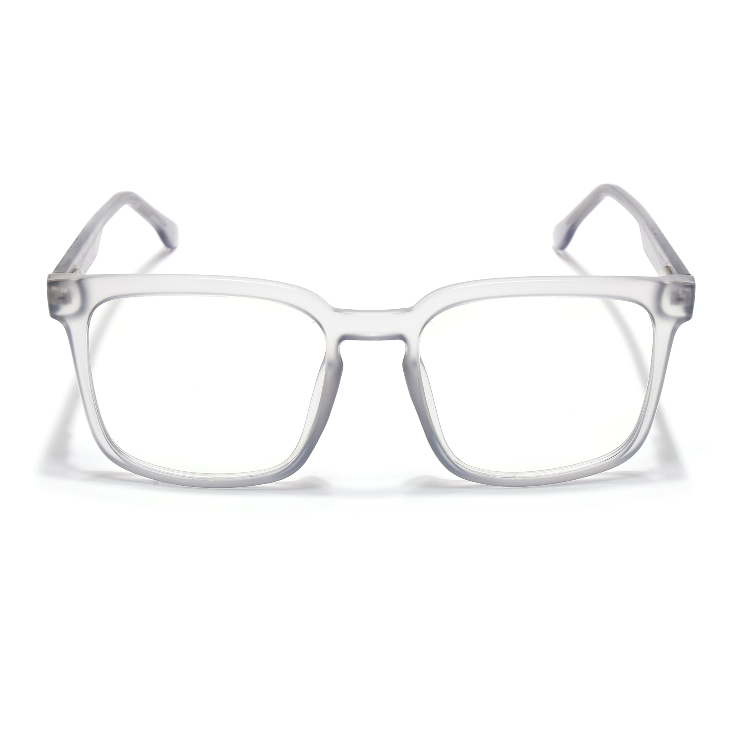 Voyage Transparent Grey Square Eyeglasses for Men & Women (VO8003MG4897-C2)