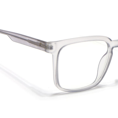 Voyage Transparent Grey Square Eyeglasses for Men & Women (VO8003MG4897-C2)