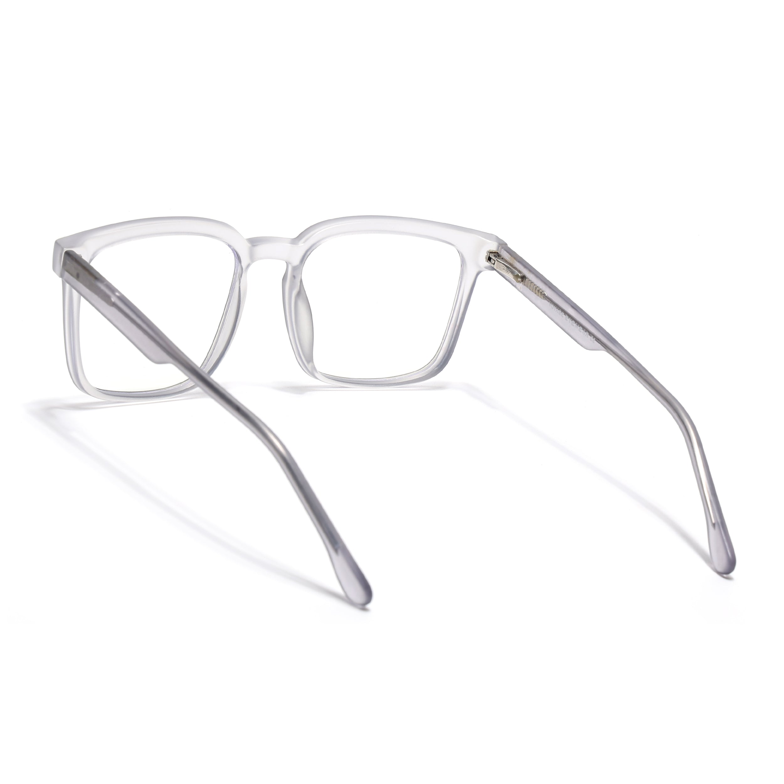 Voyage Transparent Grey Square Eyeglasses for Men & Women (VO8003MG4897-C2)