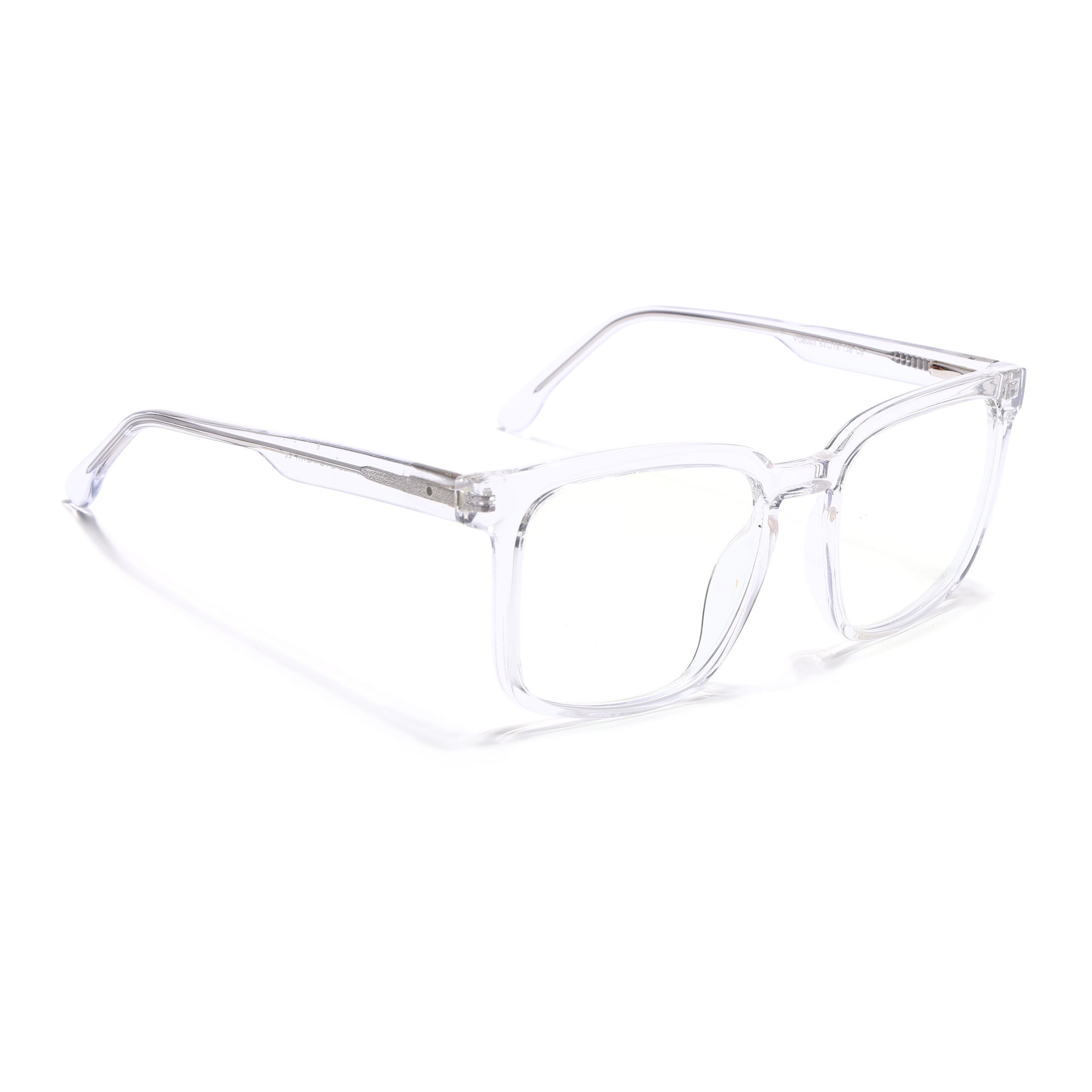 Voyage Transparent Square Eyeglasses for Men & Women (VO8003MG4898-C3)