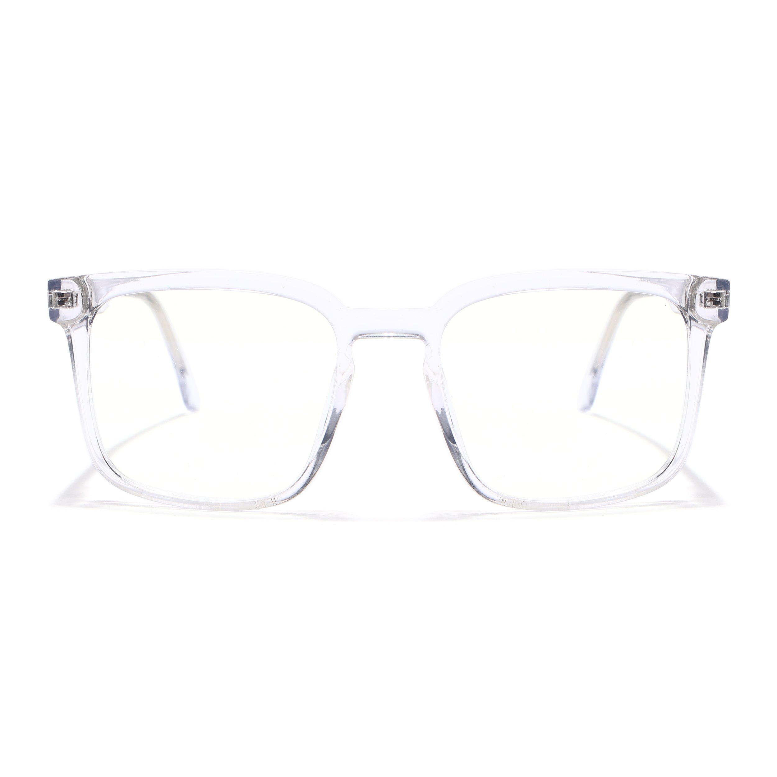 Voyage Transparent Square Eyeglasses for Men & Women (VO8003MG4898-C3)