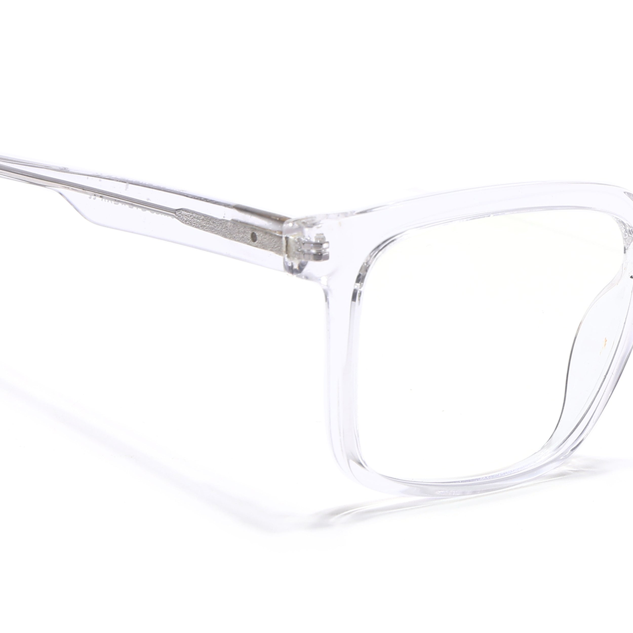 Voyage Transparent Square Eyeglasses for Men & Women (VO8003MG4898-C3)