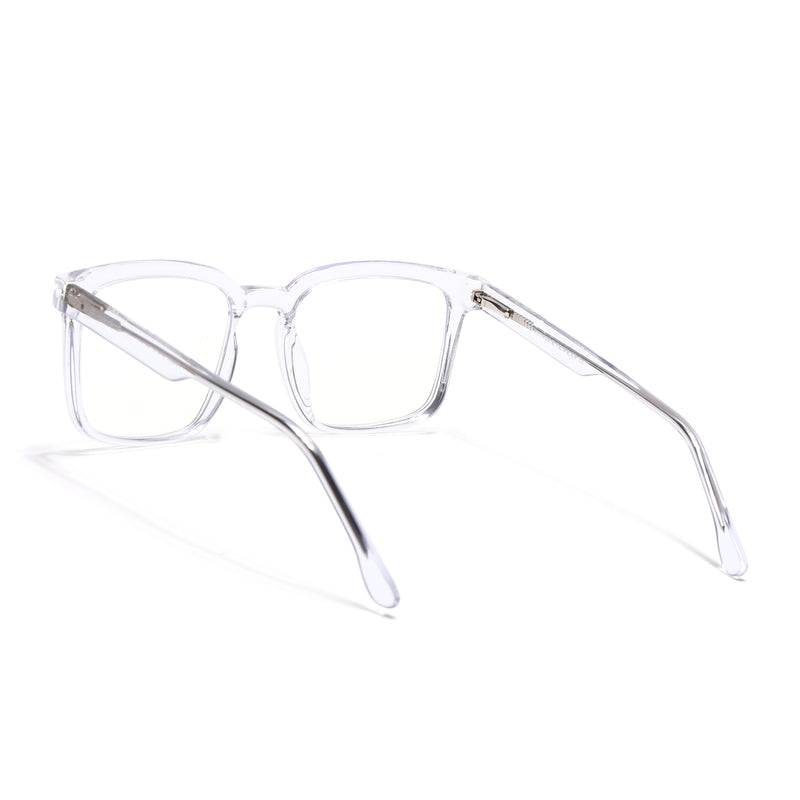 Voyage Transparent Square Eyeglasses for Men & Women (VO8003MG4898-C3)