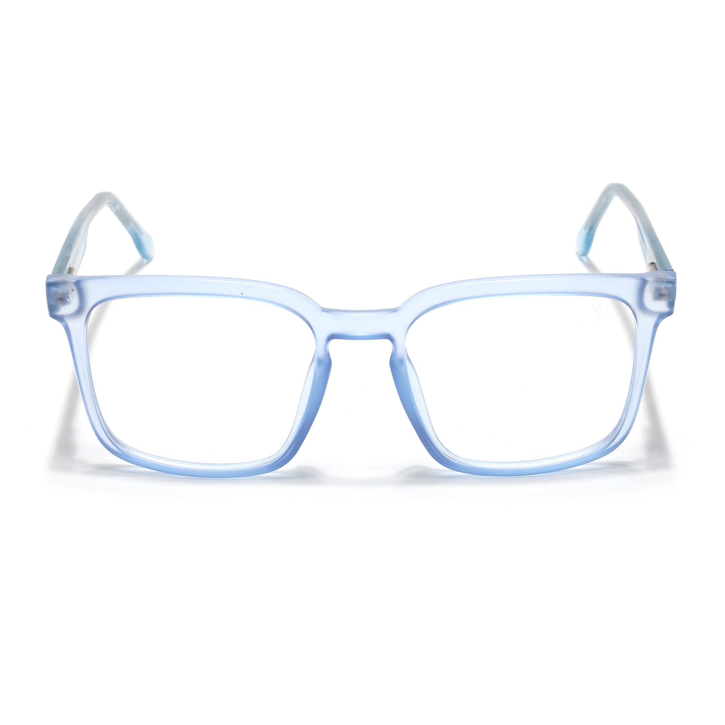Voyage Transparent Blue Square Eyeglasses for Men & Women (VO8003MG4899-C4)