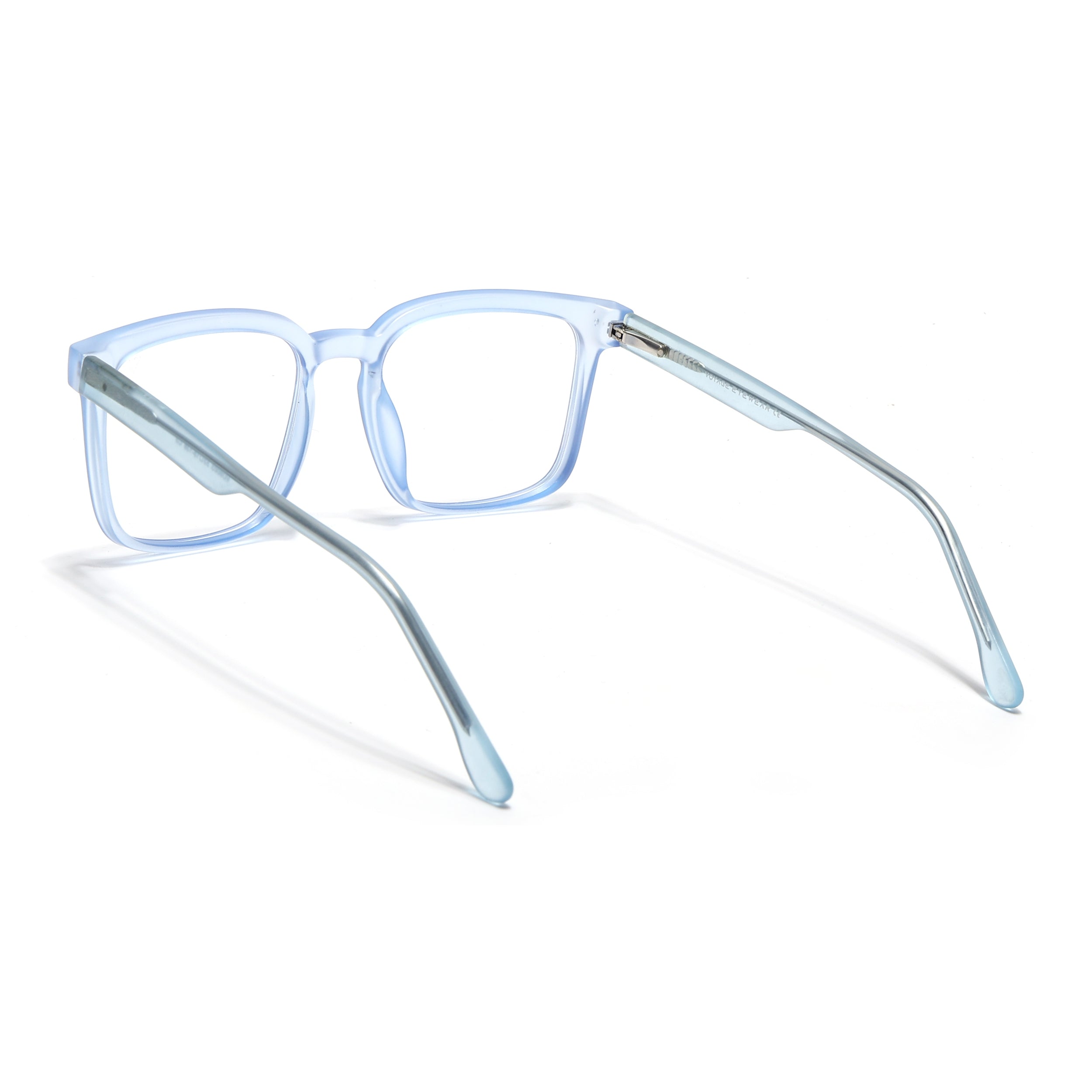 Voyage Transparent Blue Square Eyeglasses for Men & Women (VO8003MG4899-C4)