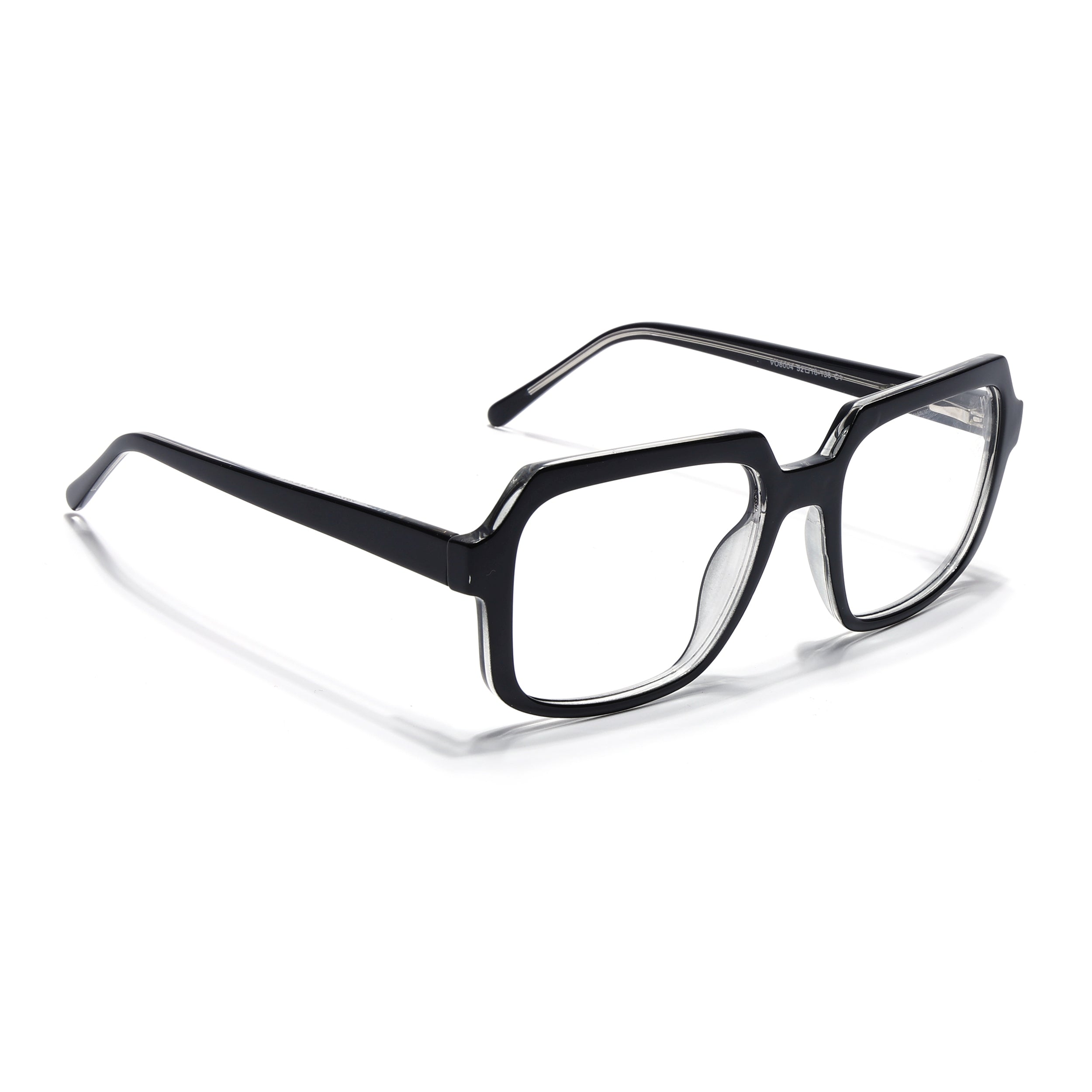 Voyage Shine Black Square Eyeglasses for Men & Women (VO8004MG4901-C1)