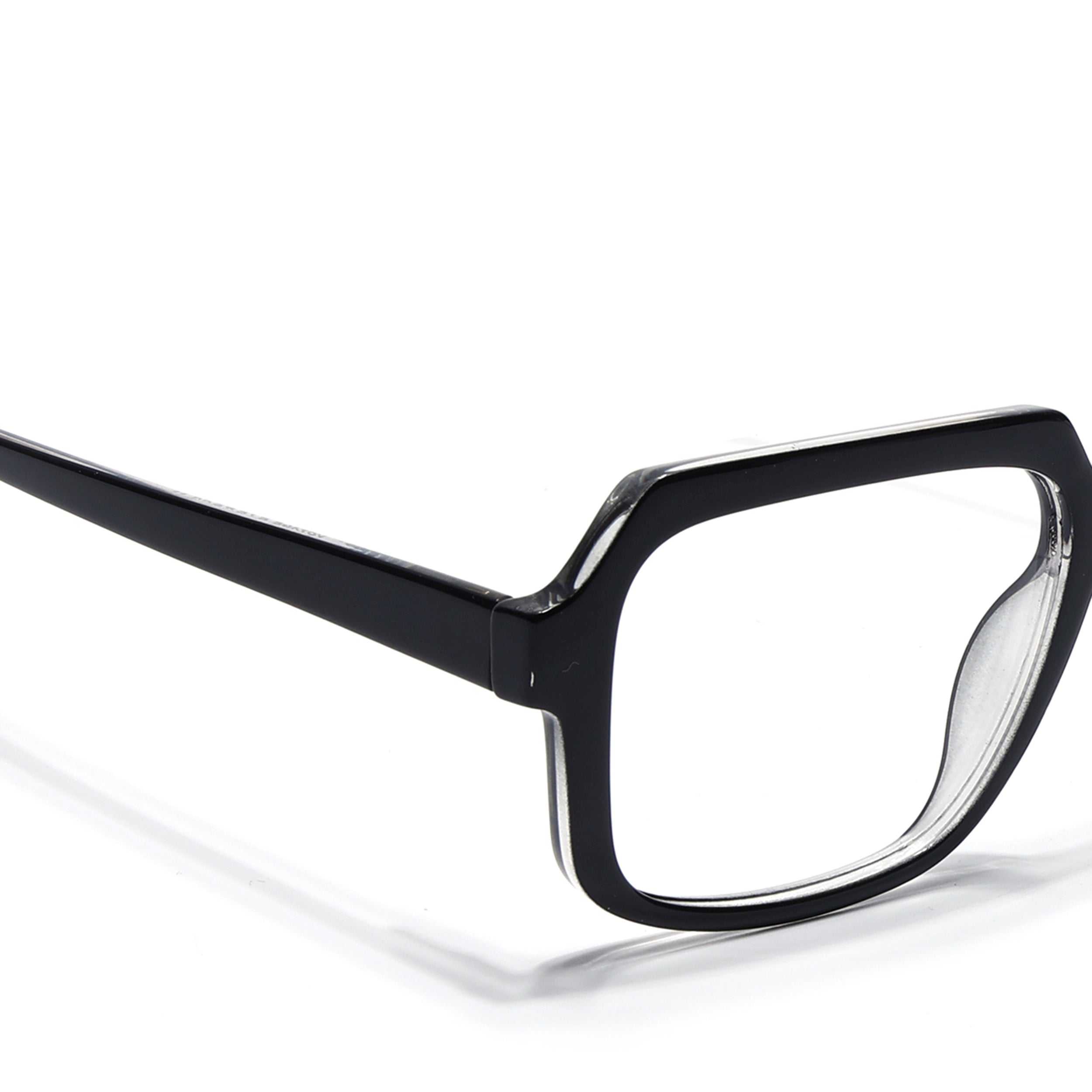 Voyage Shine Black Square Eyeglasses for Men & Women (VO8004MG4901-C1)