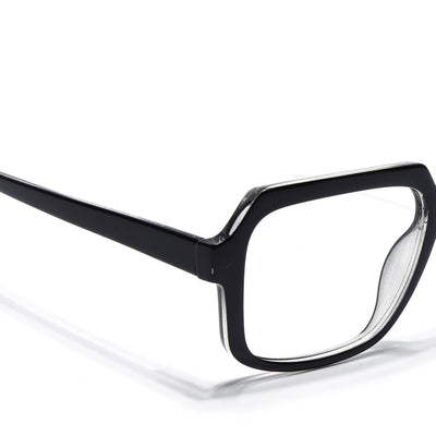 Voyage Shine Black Square Eyeglasses for Men & Women (VO8004MG4901-C1)