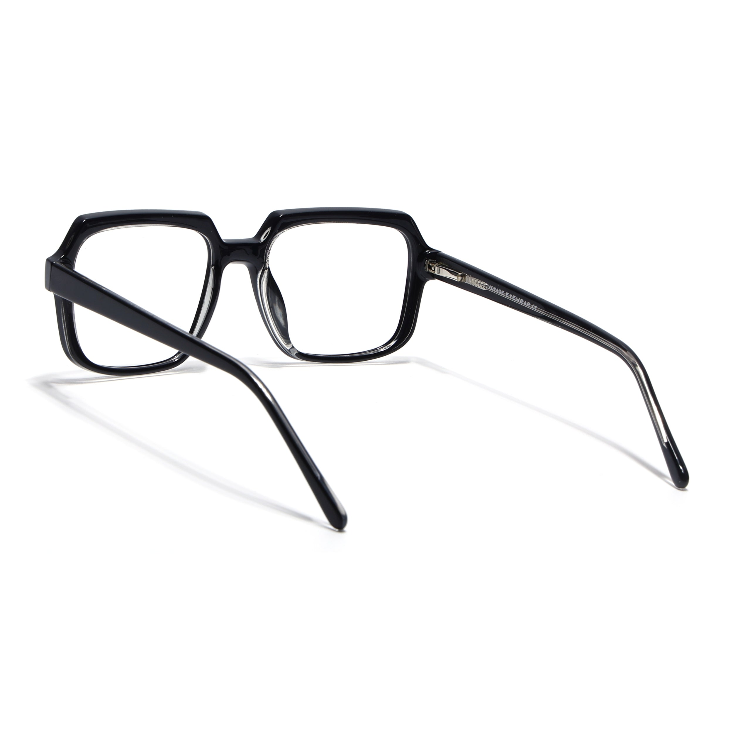 Voyage Shine Black Square Eyeglasses for Men & Women (VO8004MG4901-C1)
