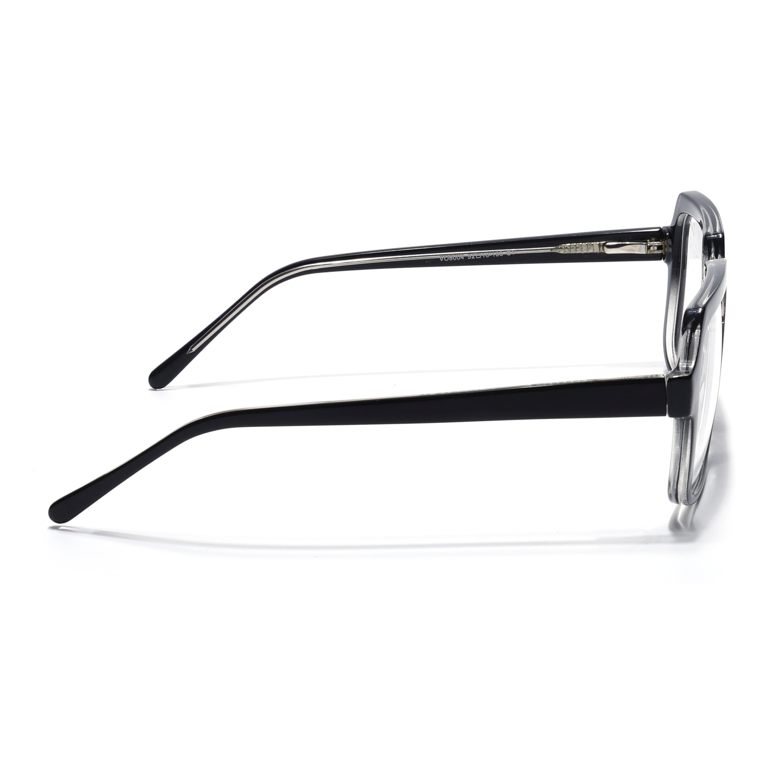 Voyage Shine Black Square Eyeglasses for Men & Women (VO8004MG4901-C1)