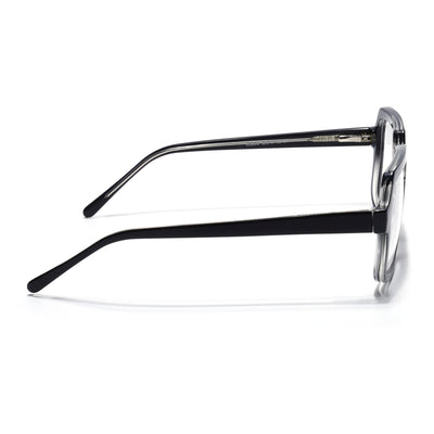 Voyage Shine Black Square Eyeglasses for Men & Women (VO8004MG4901-C1)