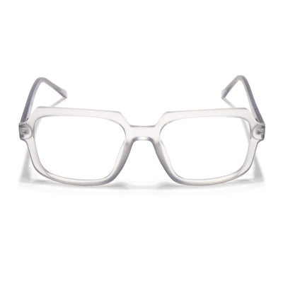Voyage Transparent Grey Square Eyeglasses for Men & Women (VO8004MG4902-C2)