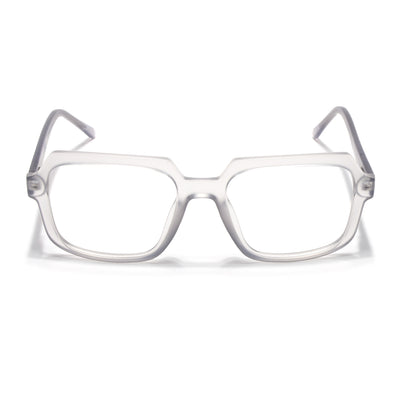 Voyage Transparent Grey Square Eyeglasses for Men & Women (VO8004MG4902-C2)