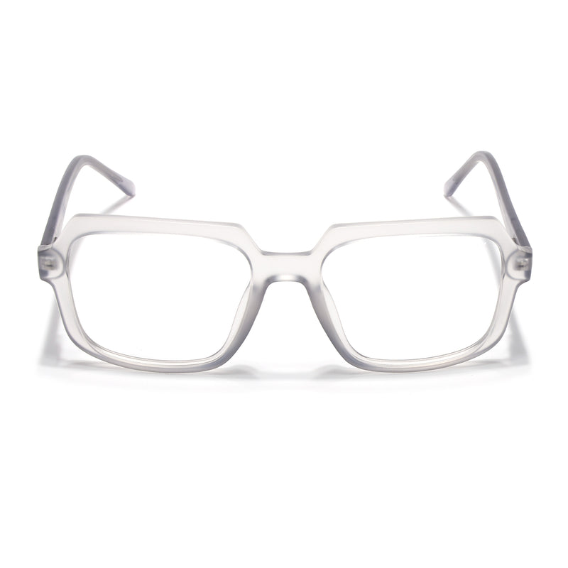 Voyage Transparent Grey Square Eyeglasses for Men & Women (VO8004MG4902-C2)