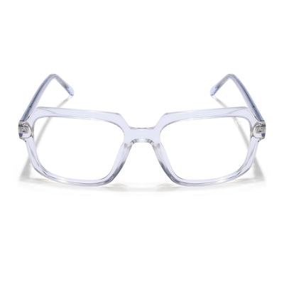 Voyage Transparent Square Eyeglasses for Men & Women (VO8004MG4903-C3)