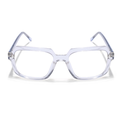Voyage Transparent Square Eyeglasses for Men & Women (VO8004MG4903-C3)