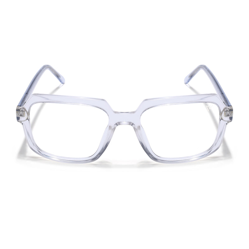 Voyage Transparent Square Eyeglasses for Men & Women (VO8004MG4903-C3)
