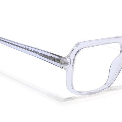 Voyage Transparent Square Eyeglasses for Men & Women (VO8004MG4903-C3)