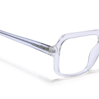 Voyage Transparent Square Eyeglasses for Men & Women (VO8004MG4903-C3)