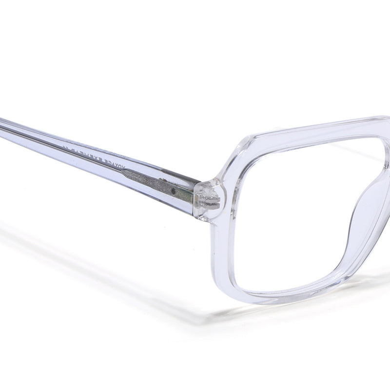 Voyage Transparent Square Eyeglasses for Men & Women (VO8004MG4903-C3)